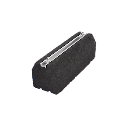 Premium opstelbalk hoog - 40 x 19 x 20cm incl bouten (stuk)